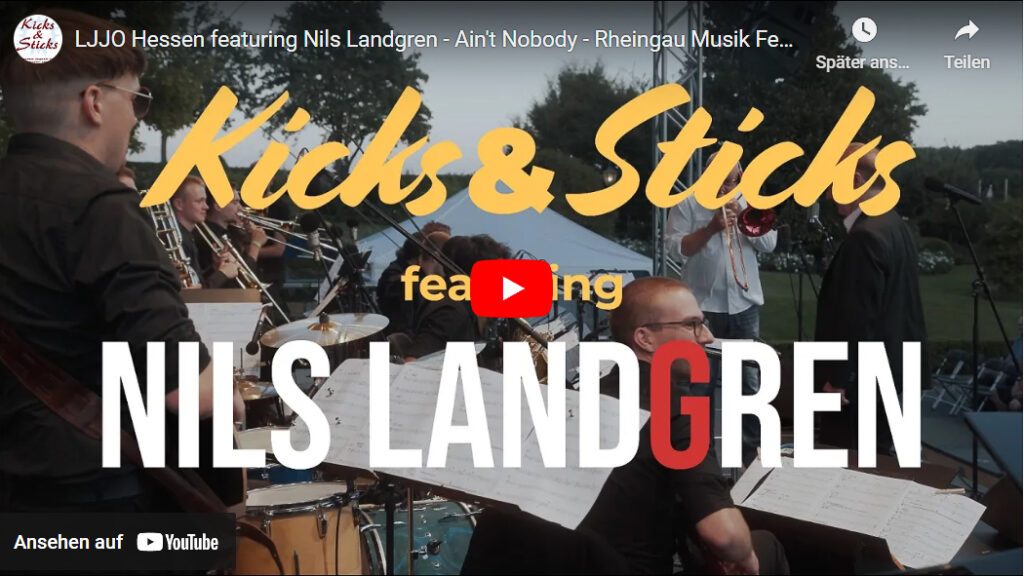 Read more about the article Auf YouTube: LJJO featuring Nils Landgren – Ain’t Nobody